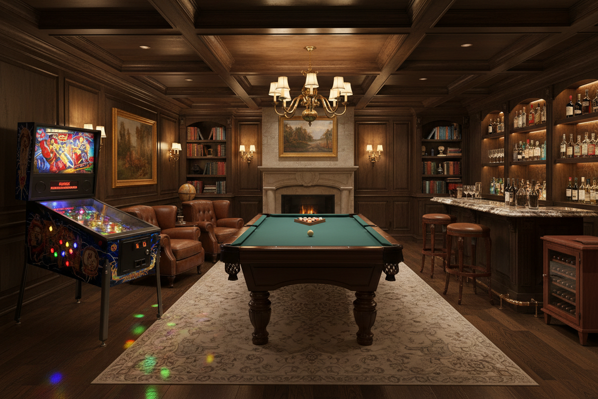 Luxury Mancave